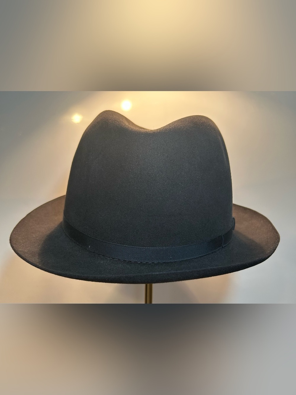 Brooks Brothers Pure Fur Felt Fedora with Grosgrain Band - Size 7 1/4,” 59 - Picture 2 of 11